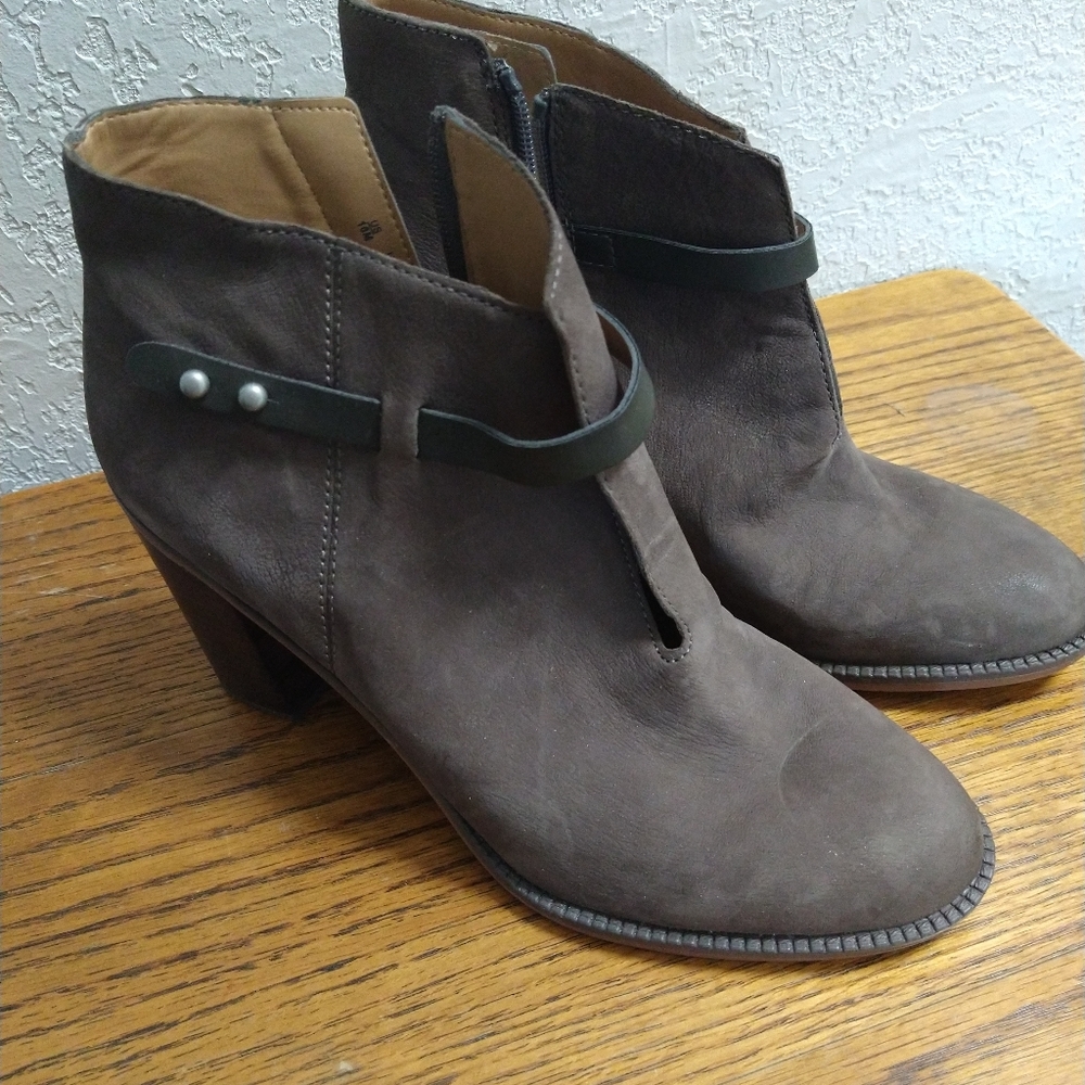 Franco Sarto Brown Suede Ankle Boots 10m